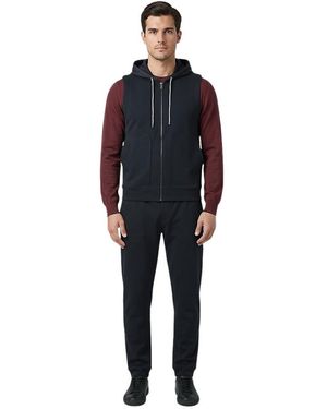 Corneliani Sleeveless Hoodie - Blue