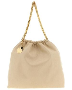 Stella McCartney 'Falabella Drawstring' Shoulder Bag - Natural