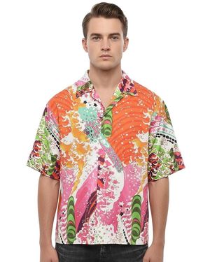 DSquared² Regular Printed Shirt - Red