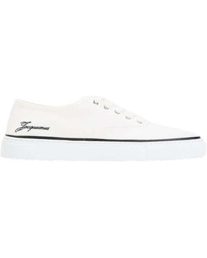Jacquemus Lace-Up Sneakers - White
