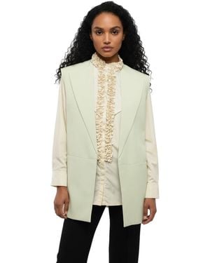 Jil Sander Solid Shawl Lapel Blazer - Natural