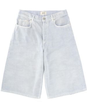 Haikure Solid Shorts - Blue