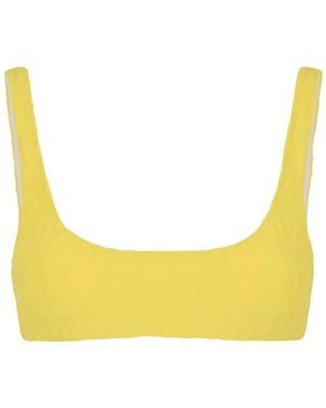DSquared² Logo Bikini Top Swimwear - Yellow