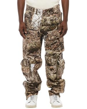 1989 STUDIO Camo Print Pants - Natural