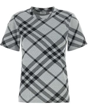 Burberry Crewneck T-Shirt - Gray