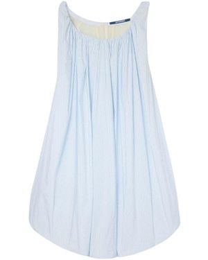 Jacquemus Light Scoop Neck Dress - Blue