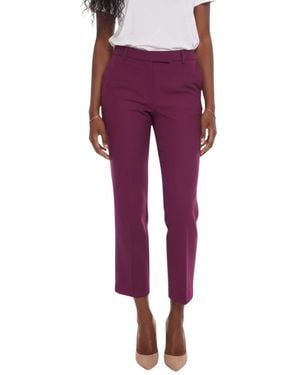 Ql2 Slim Flat Front Pants - Purple