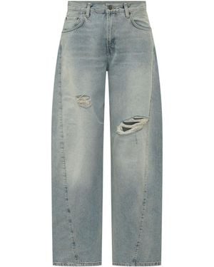 Haikure Straight High Rise Jeans - Blue