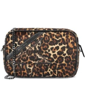 Golden Goose Print Star Mini Crossbody Bag - Grey