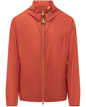 Moncler Solid Hood Jacket - Orange