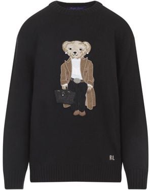Ralph Lauren Teddy Sweater - Black