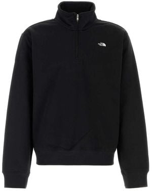 The North Face Mock Collar Sweatshirt - Black