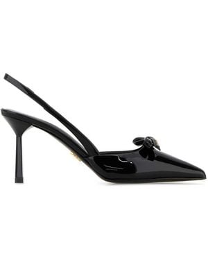 Prada Leather Pumps - Black