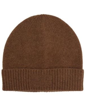 Guest In Residence Solid Beanie Cap - Brown