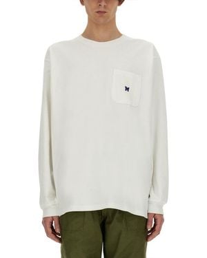 Needles Crew Neck T-Shirt - Grey