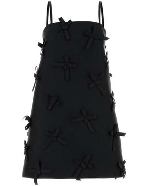 Jil Sander Duchess Mini Dress - Black