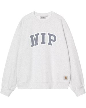 Carhartt Logo Sweatshirt - White
