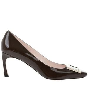 Roger Vivier Leather Pumps - Brown