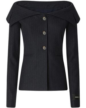 Pinko Off Shoulder Blazer - Black