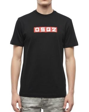DSquared² Regular Logo T-Shirt - Black