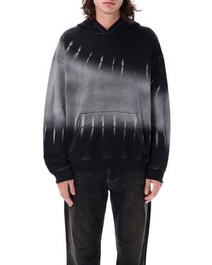 DIESEL Tie-Dye Hoodie - Black