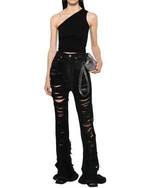 Rick Owens One Shoulder Top - Black