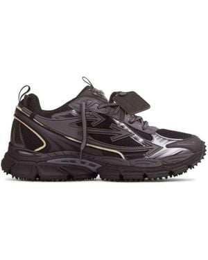 Off-White c/o Virgil Abloh Lace Up Sneakers - Brown