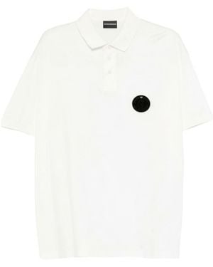 Emporio Armani Regular Logo Polo - White