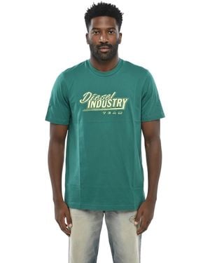 DIESEL Graphic Logo T-Shirt - Green