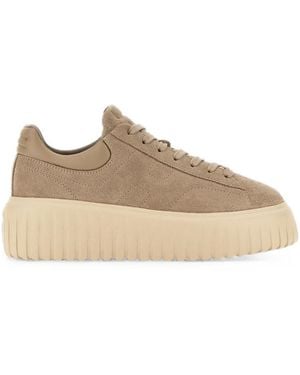 Hogan Logo Sneakers - Natural