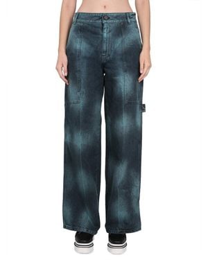 Stella McCartney Straight Mid Rise Jeans - Blue