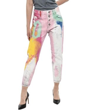 DSquared² Straight High Rise Jeans - Black