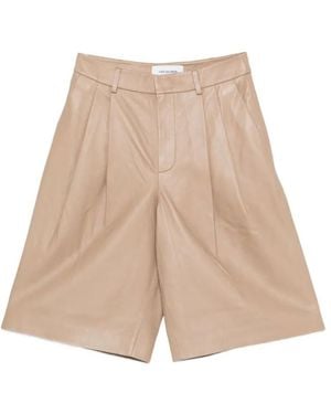 Yves Salomon Solid Shorts - Natural