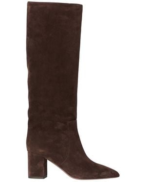 Paris Texas Suede Boots - Brown