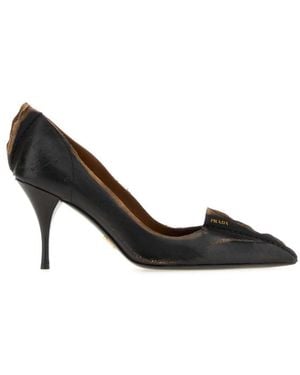 Prada Leather Pumps - Black