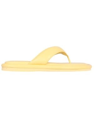 Gia Borghini Solid Sandals - Yellow