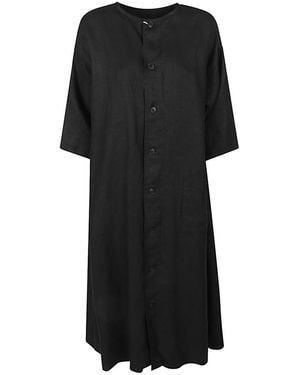 Sarahwear Linen Shirt Dress - Black