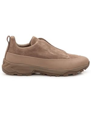 ZEGNA Low Top Sneakers - Brown