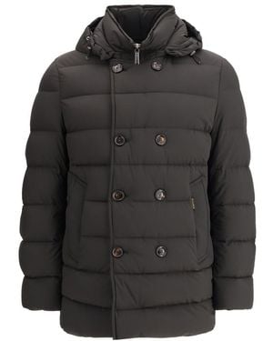 Moorer Quilted Jacket - Black