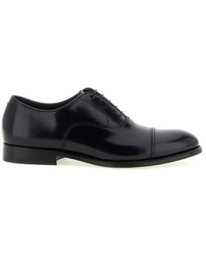 Doucal's Oxford Lace Up Shoes - Black