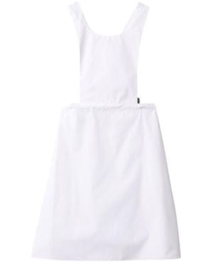 Miu Miu Scoop Neck Mini Dress - White