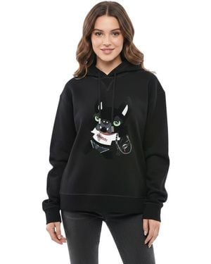 DSquared² Graphic Hood Sweatshirt - Black