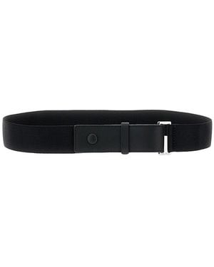 Max Mara Elasticated Webbing Belt - Black