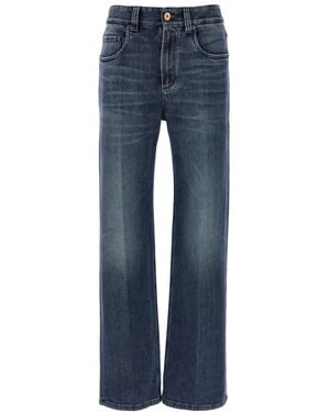 Brunello Cucinelli Cotton Relaxed Fit Jeans Clothing - Blue