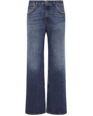 Etro High Rise Jeans - Blue