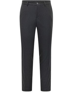 BOSS Flat Front Pants - Blue