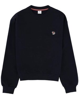 Paul Smith Logo Crew Neck Sweatshirt - Blue