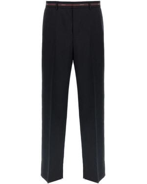 Gucci Flat Front Pant - Black