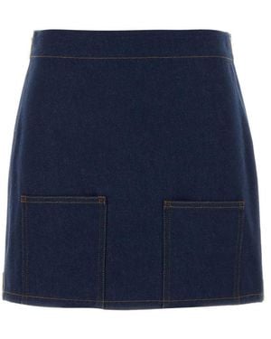 Fendi Denim Mini Skirt - Blue