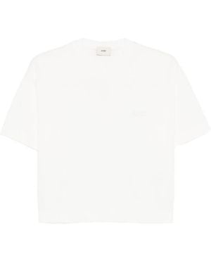 Autry Solid Crew Neck T-Shirt - White
